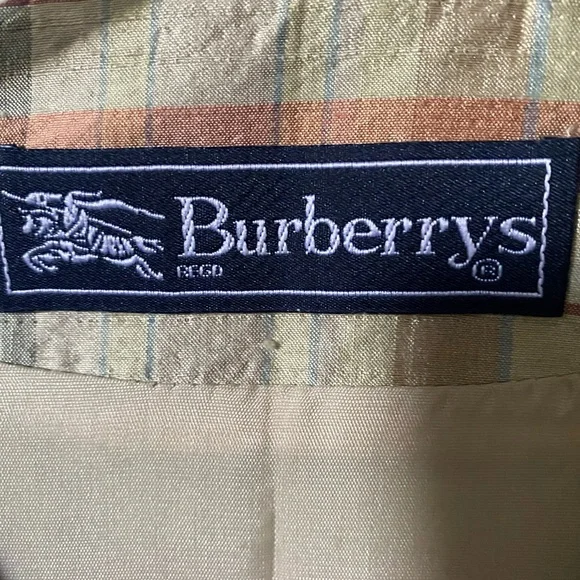 Burberry Silk Vest with Beige, Copper and Green Plaid - Picture 2 of 8